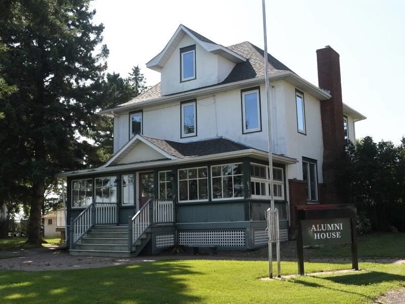Alumni House, the oldest building on campus.
